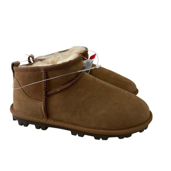 Kirkland Shearling Kids Boots sz 2 Slip On Sherpa Lined NEW # bag 35-A - Picture 4 of 10